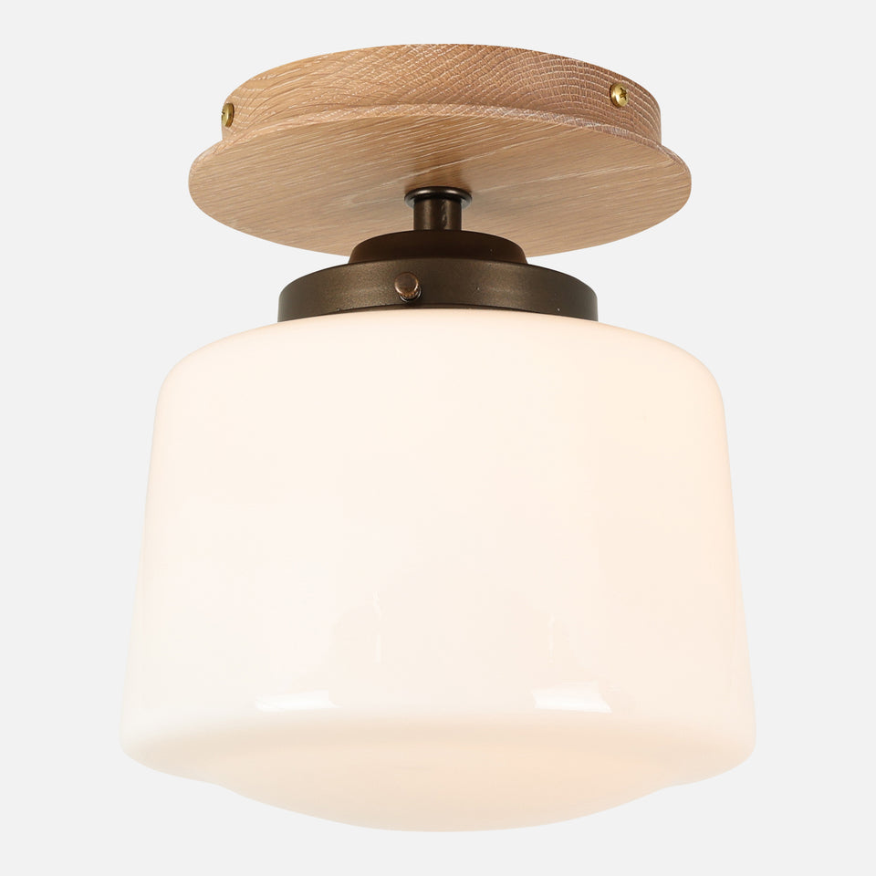 Heritage Flush mount w/ Bell Shade