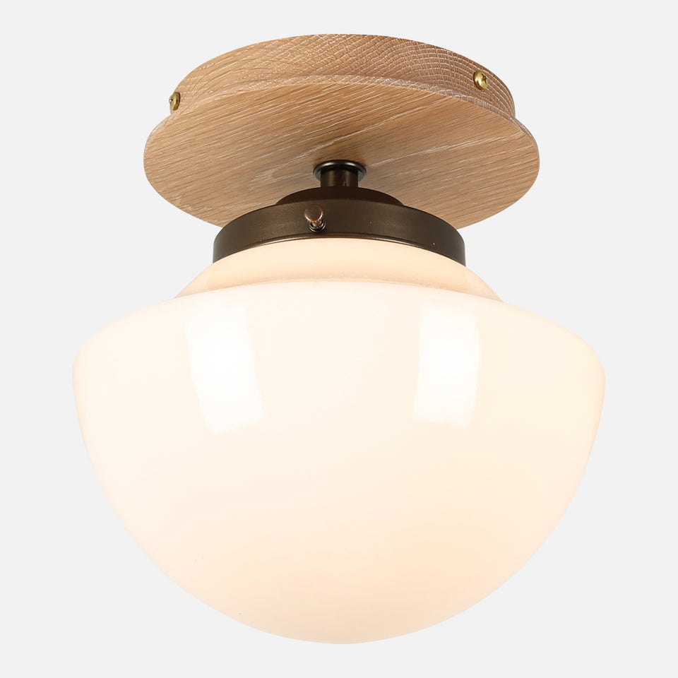 Heritage Flush mount w/ Scallop Shade