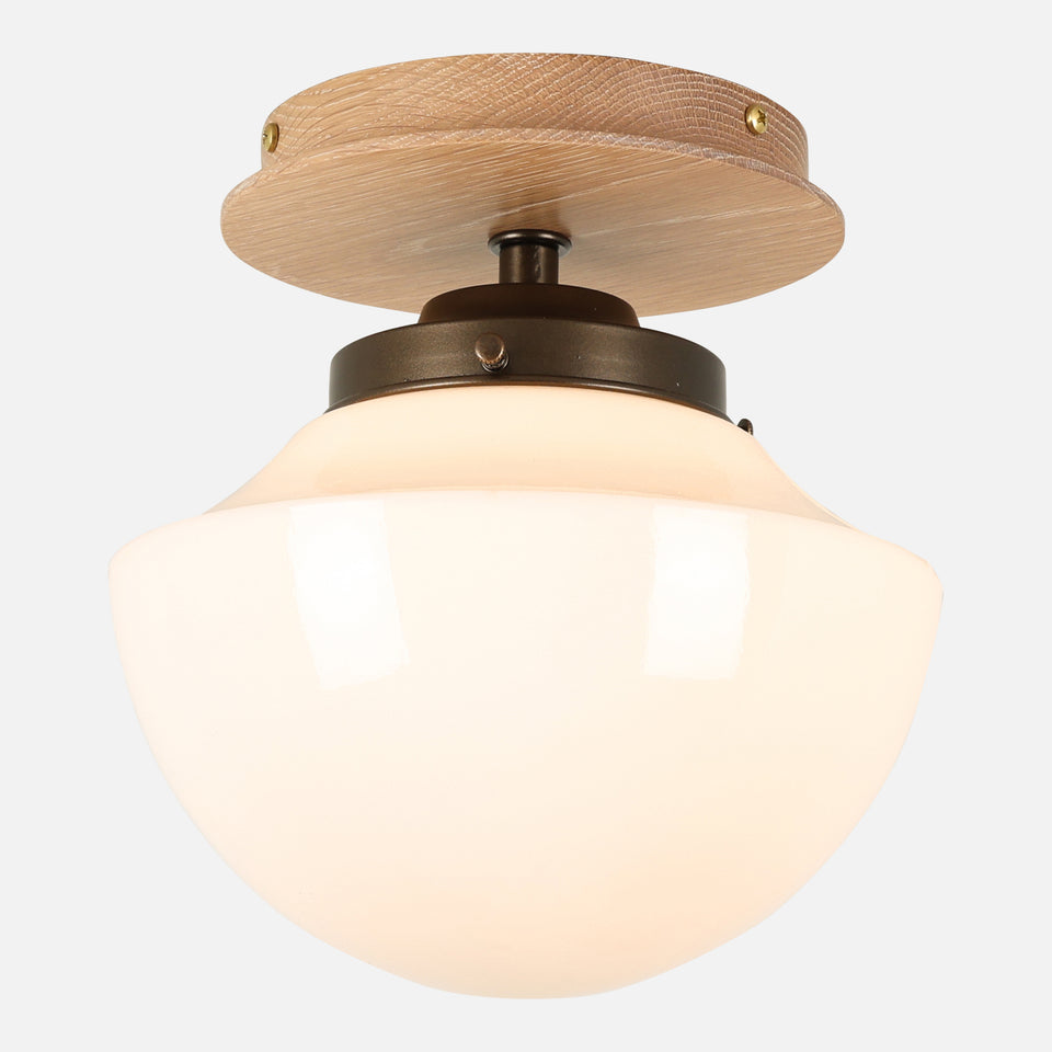 Heritage Flush mount w/ Scallop Shade