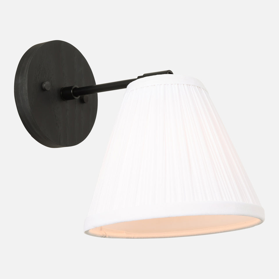 Aspen Sconce Pleated Shade