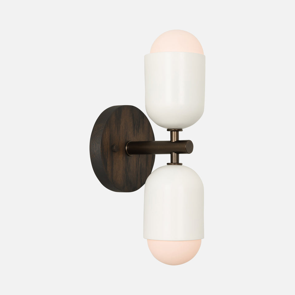 Pebble Double Sconce 10"