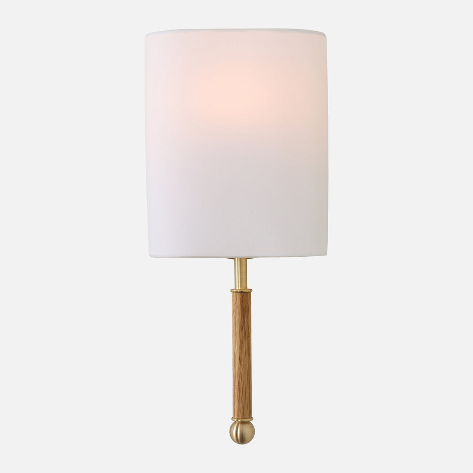White Oak, Classic Brass, White Linen