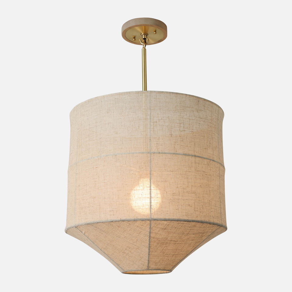 Cornsilk Oak, Classic Brass