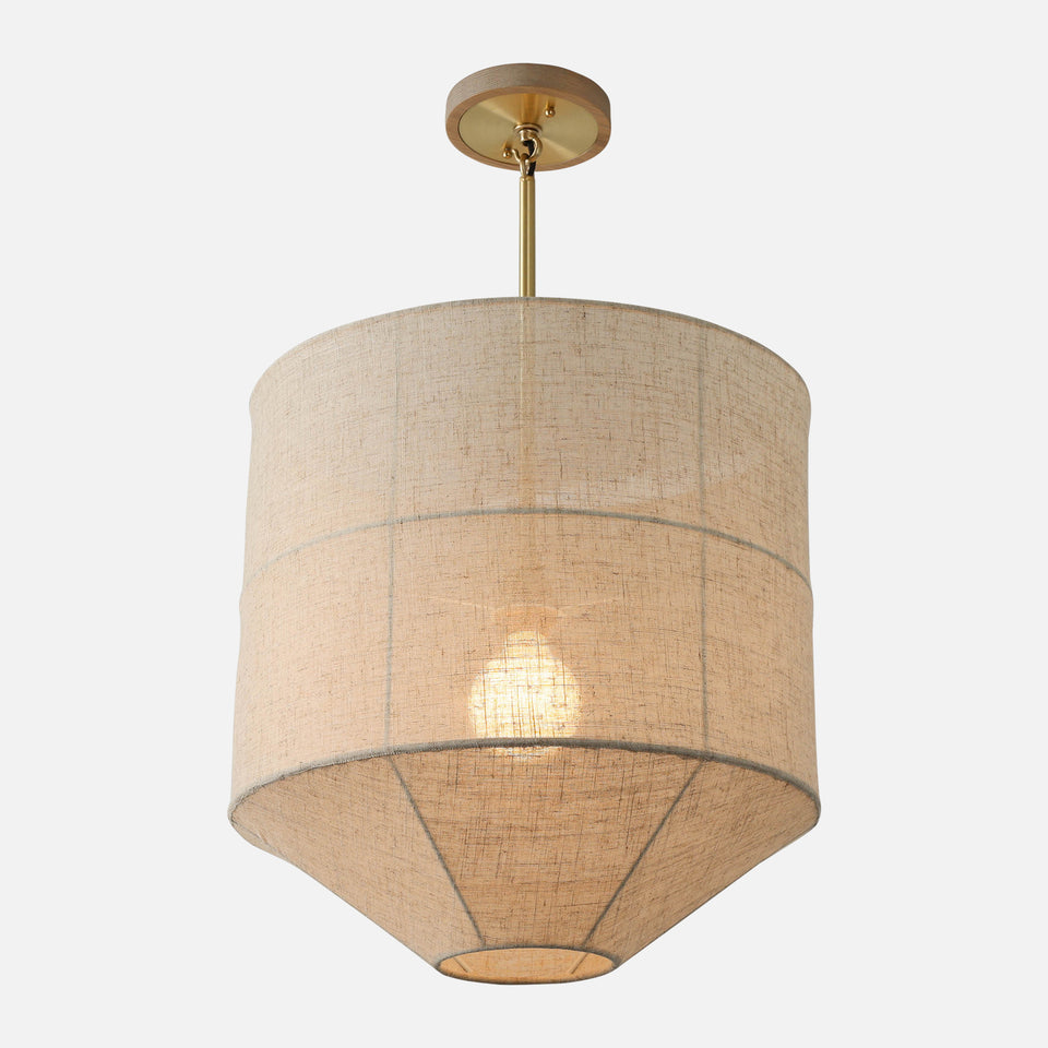 Cornsilk Oak, Classic Brass