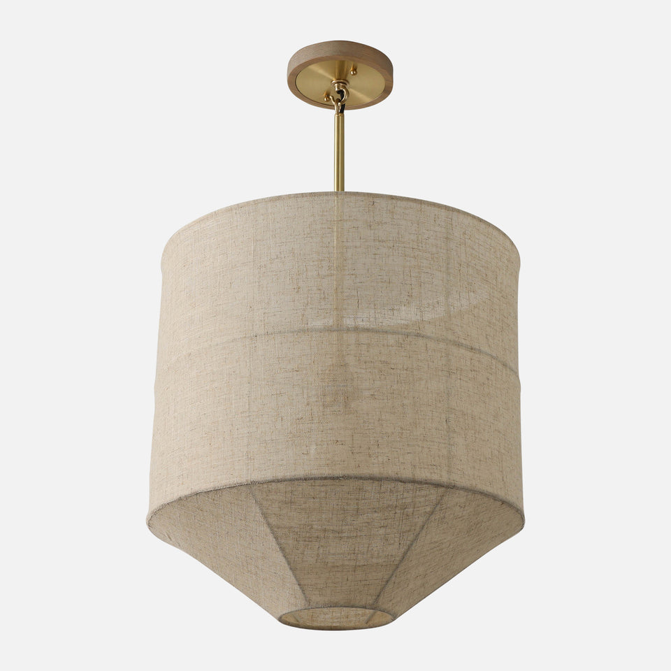 Cornsilk Oak, Classic Brass