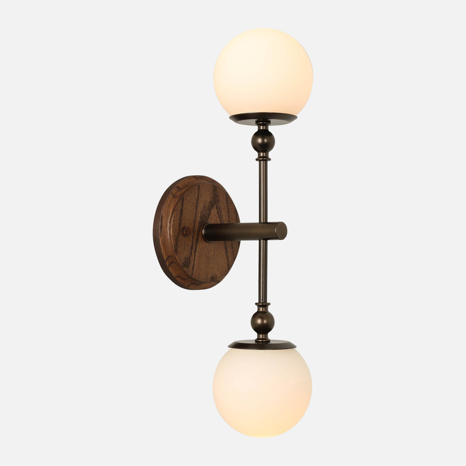 Newel Double Sconce