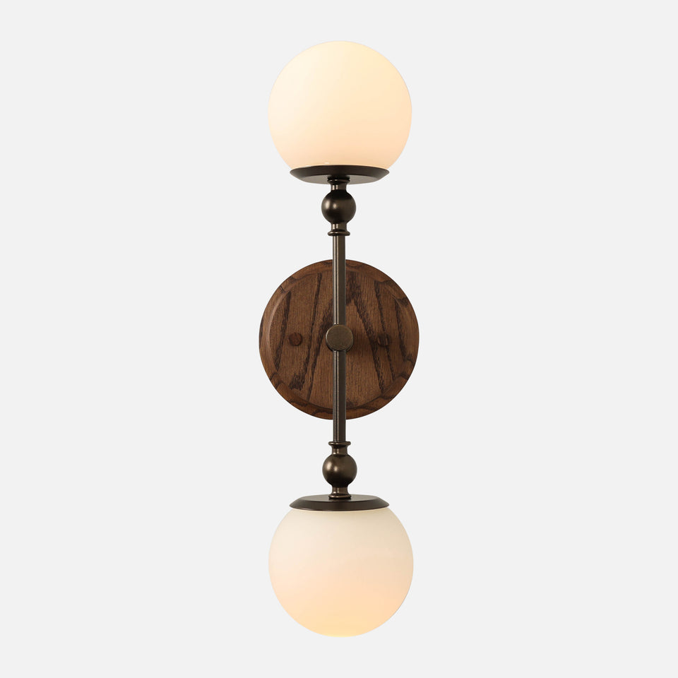 Newel Double Sconce