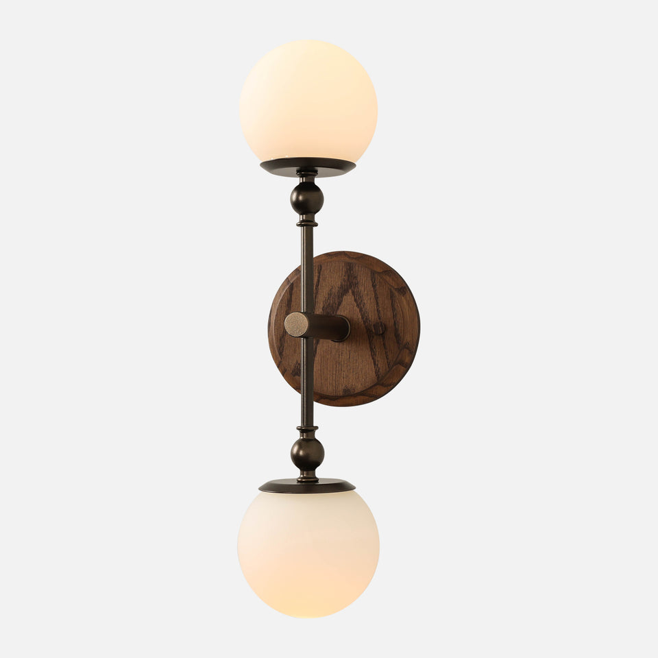 Newel Double Sconce