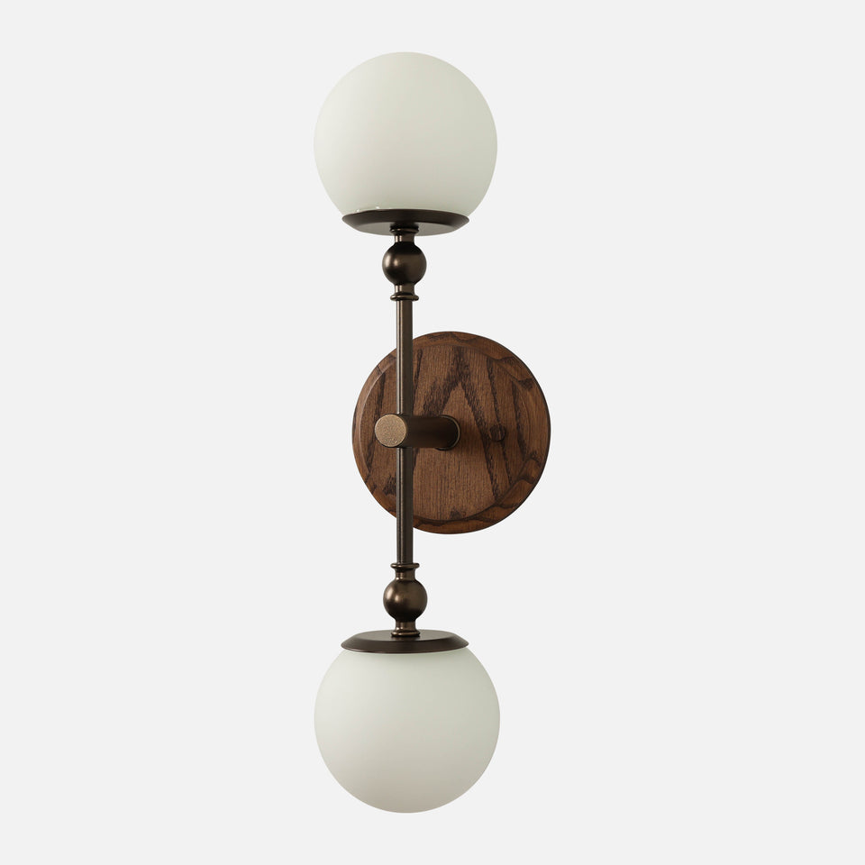 Newel Double Sconce