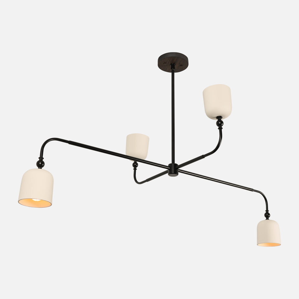 Black Ash, Matte Black, White Porcelain