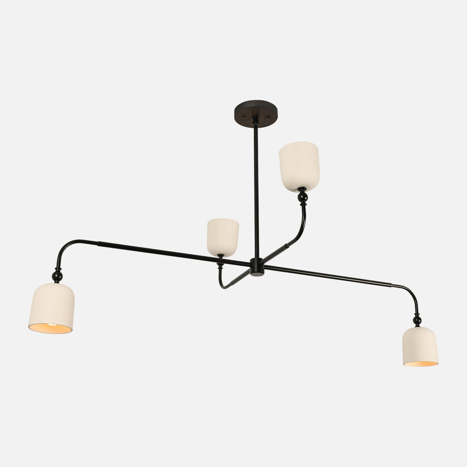 Black Ash, Matte Black, White Porcelain