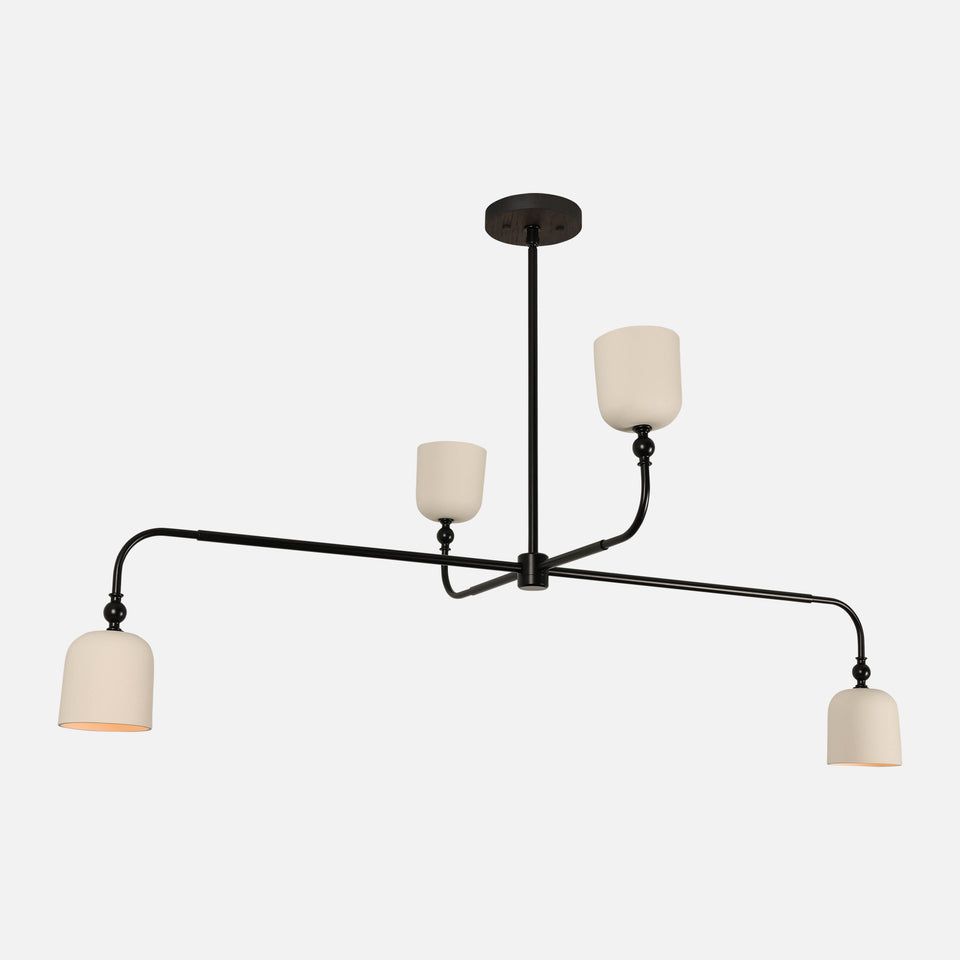 Black Ash, Matte Black, White Porcelain