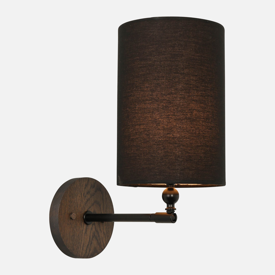 Charcoal Oak, Matte Black, Black Linen
