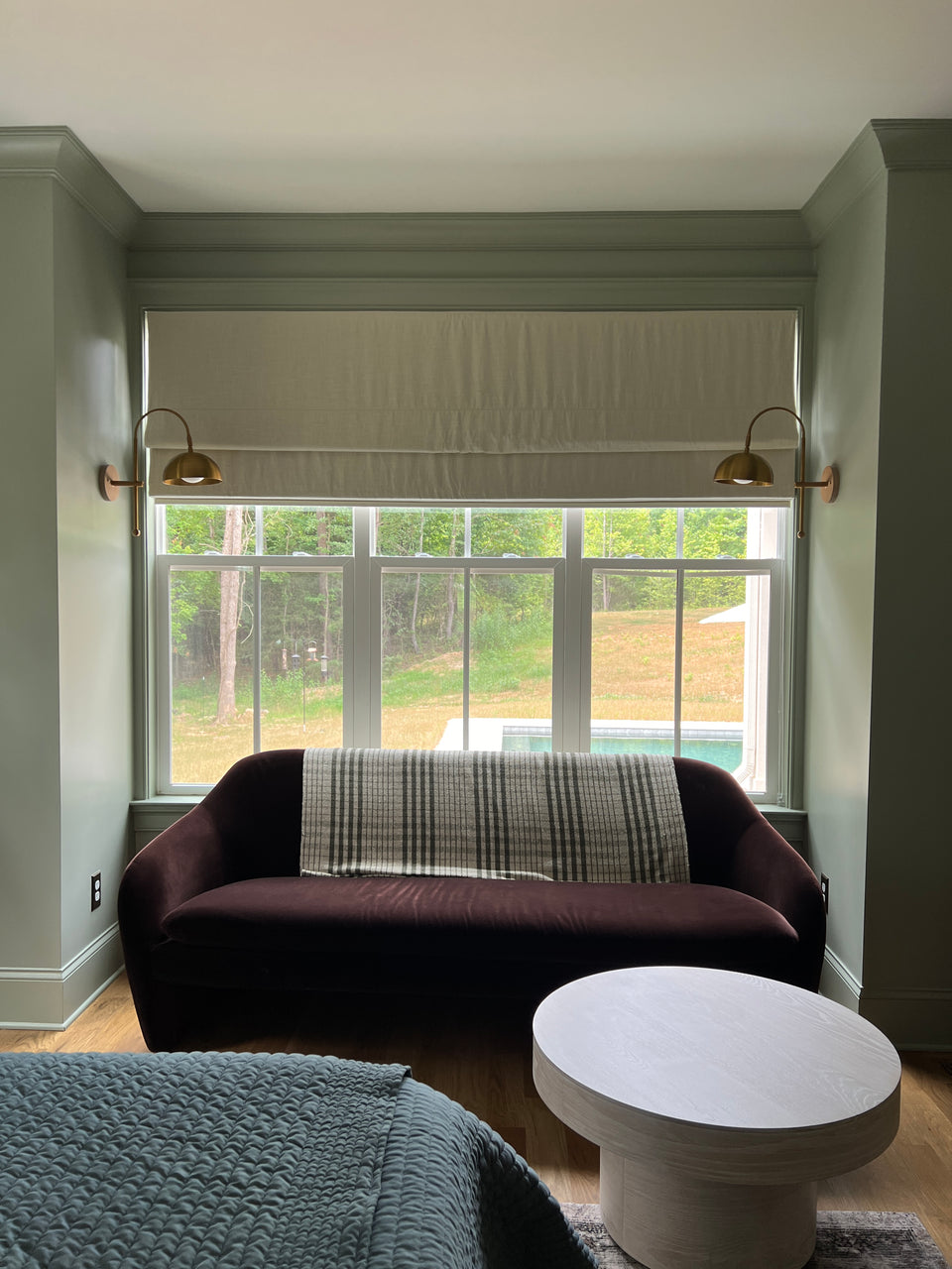 Cornsilk Oak, Antique Brass