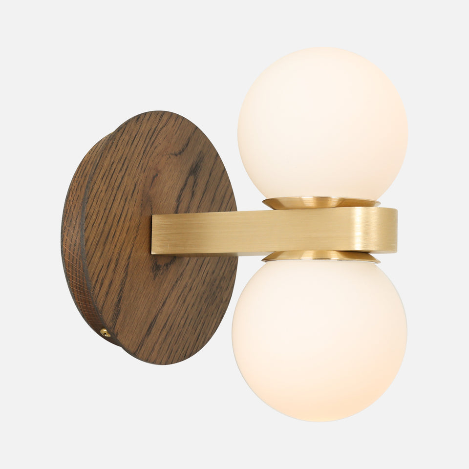 Charcoal Oak, Classic Brass