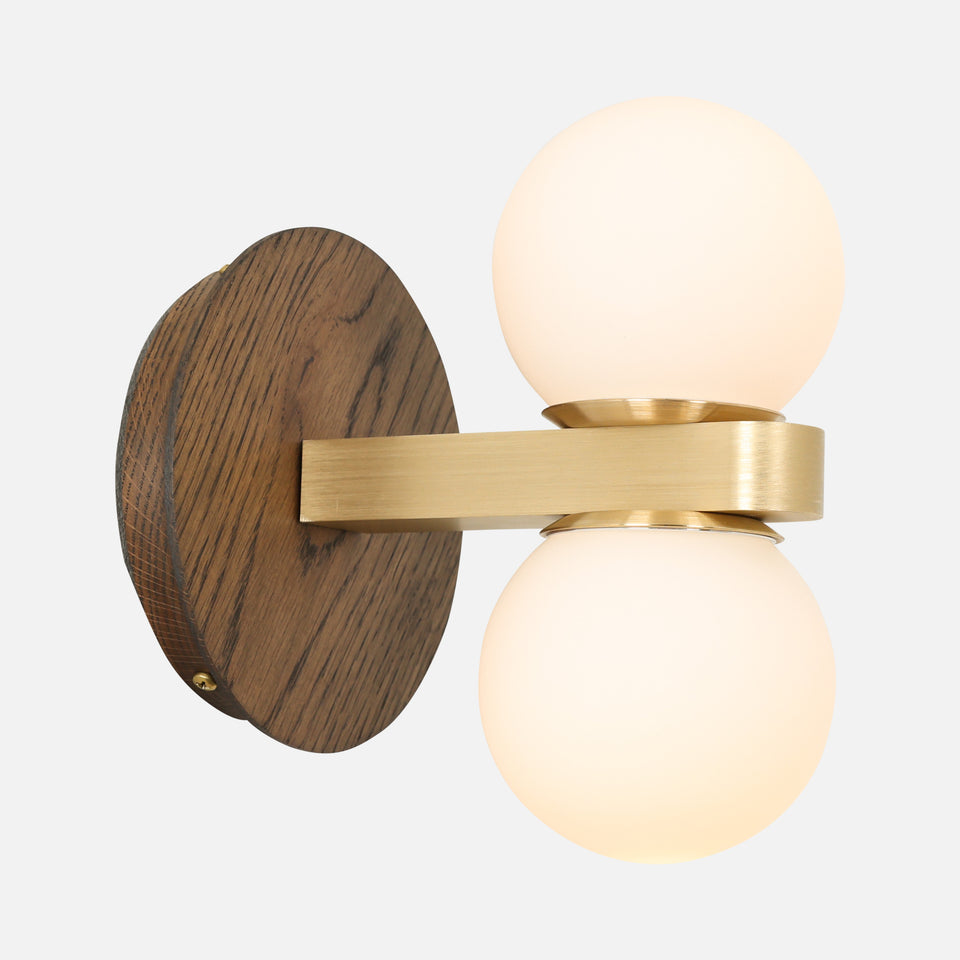 Charcoal Oak, Classic Brass