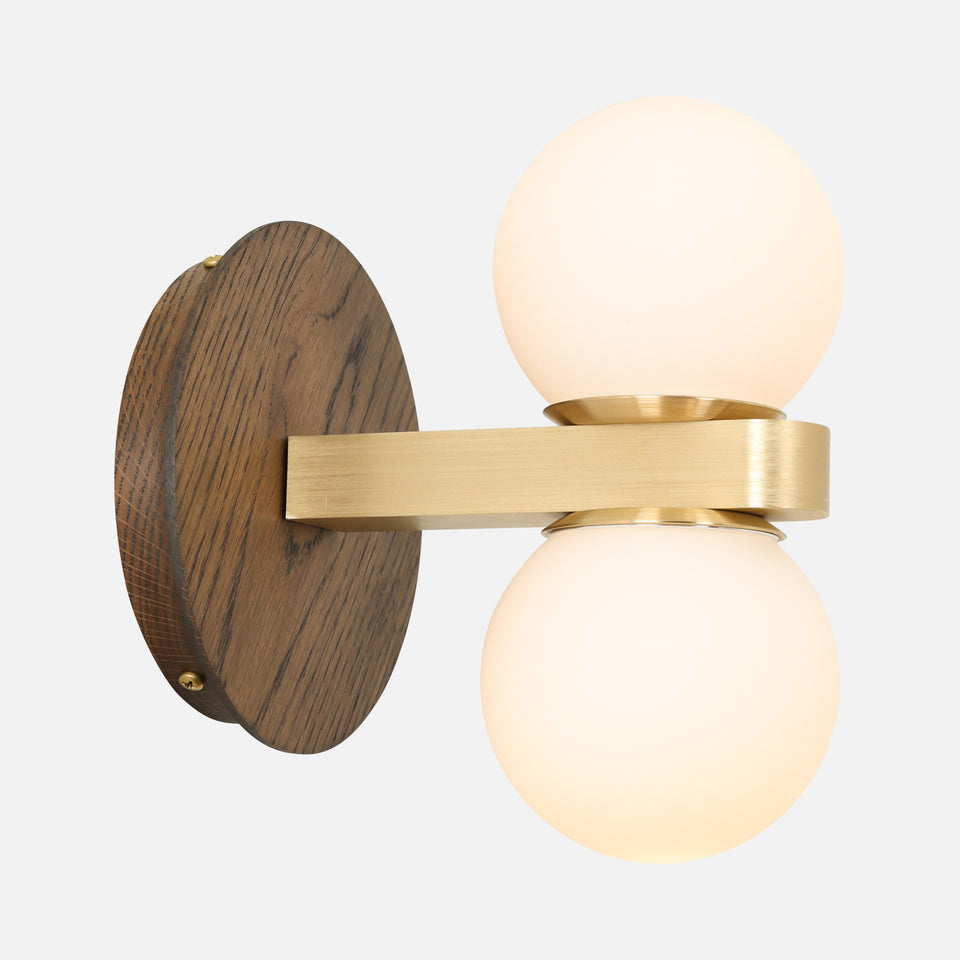 Charcoal Oak, Classic Brass
