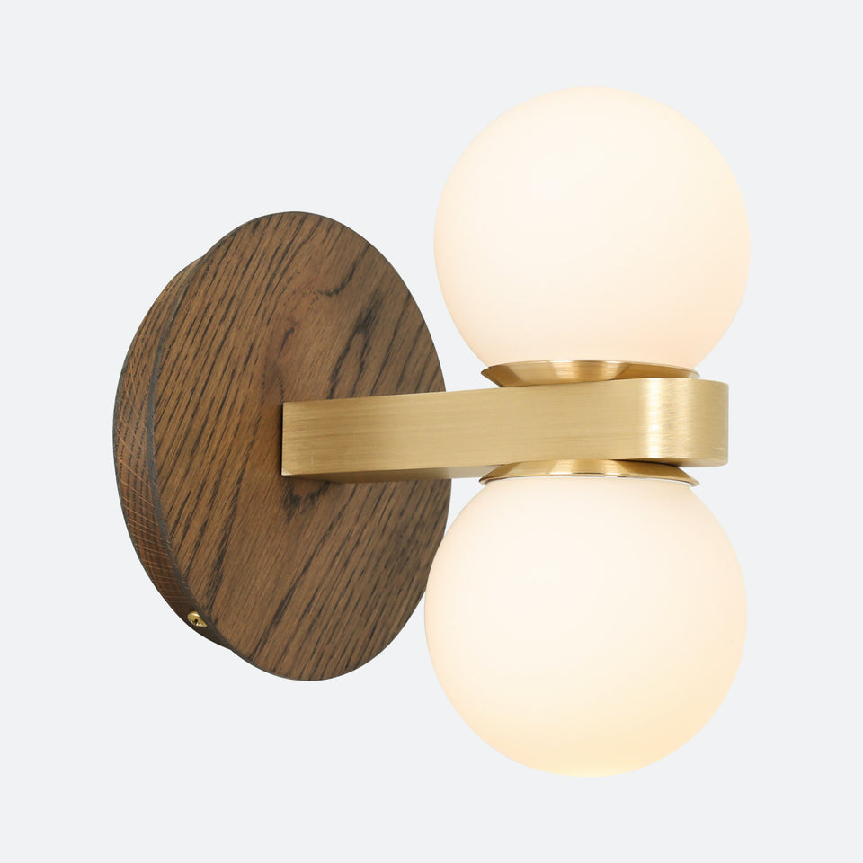 Charcoal Oak, Classic Brass