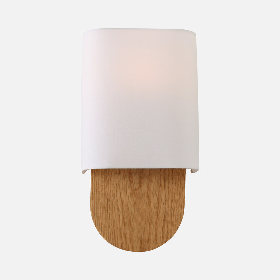 White Oak, White Linen Shade