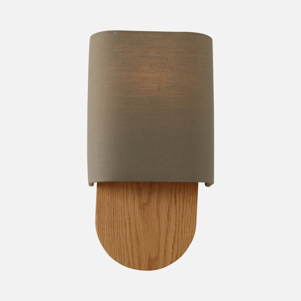 White Oak, Sage Linen Shade