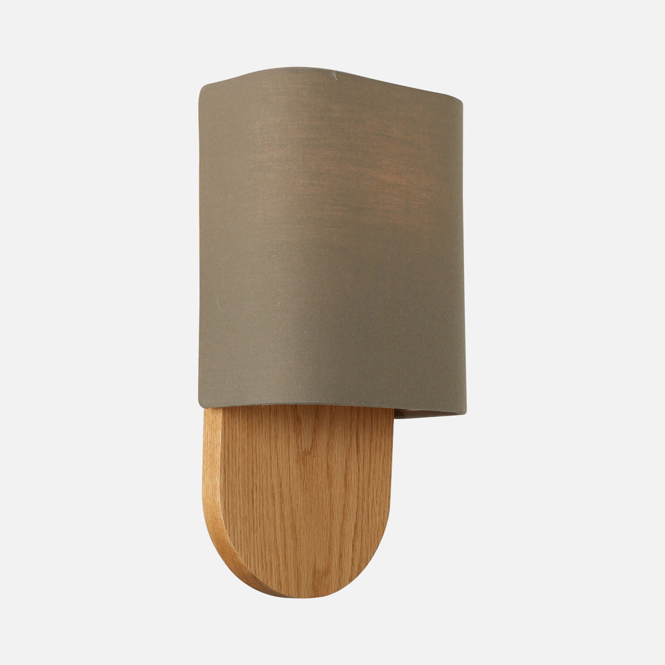 White Oak, Sage Linen Shade