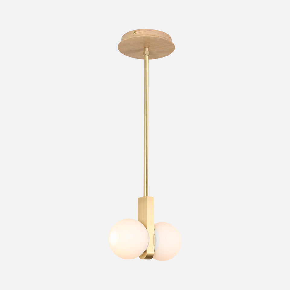 Cornsilk Oak, Classic Brass