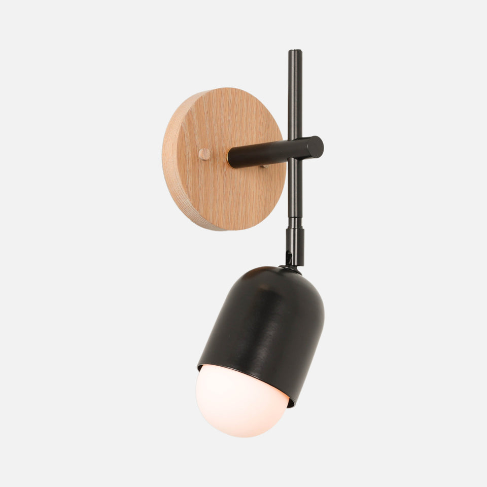 Cornsilk Oak, Matte Black