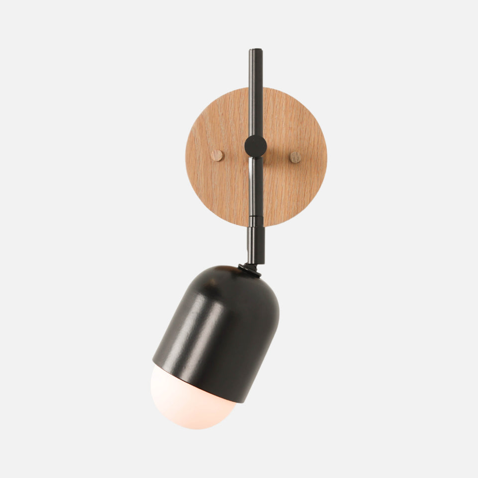 Cornsilk Oak, Matte Black