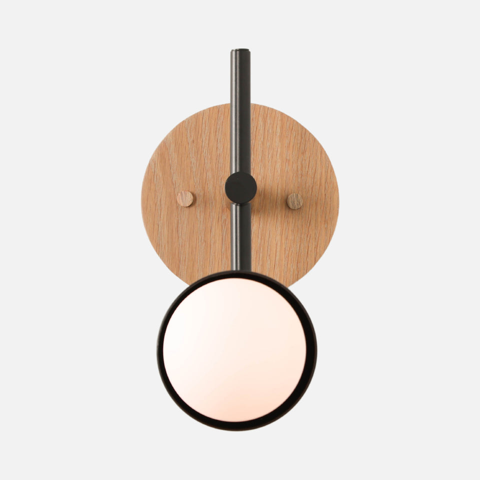 Cornsilk Oak, Matte Black