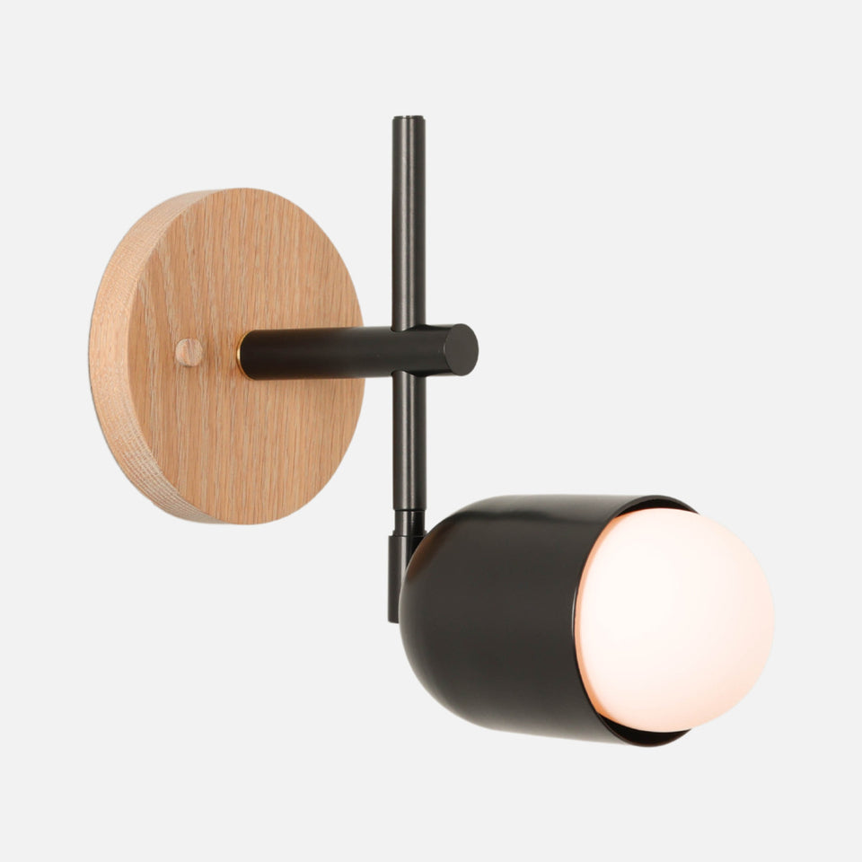 Cornsilk Oak, Matte Black