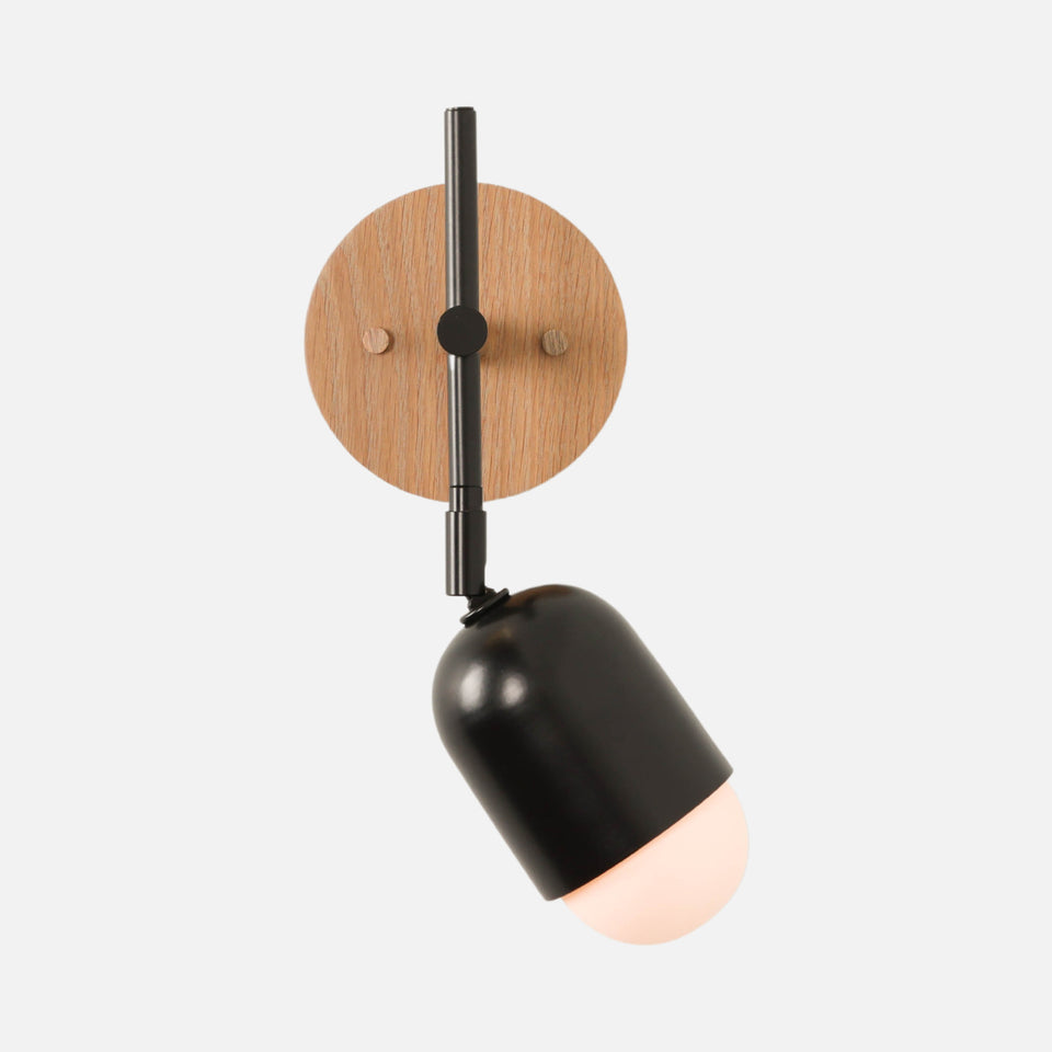 Cornsilk Oak, Matte Black