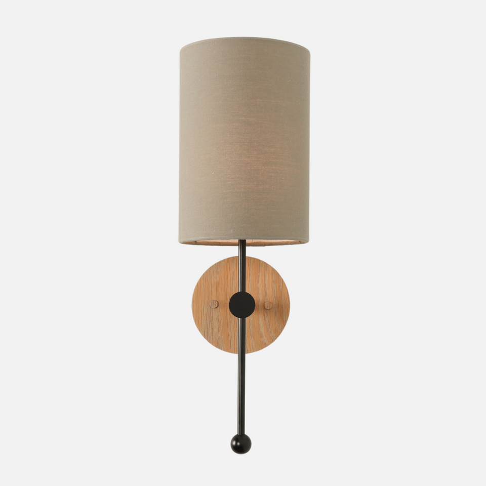 Cornsilk Oak, Matte Black, Sage Linen