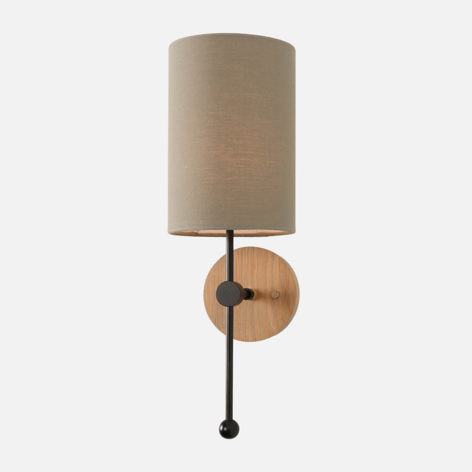Cornsilk Oak, Matte Black, Sage Linen