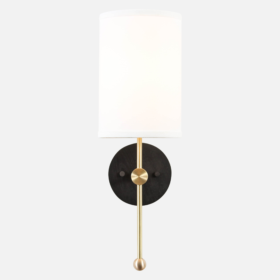 Black Ash, Classic Brass, White Linen