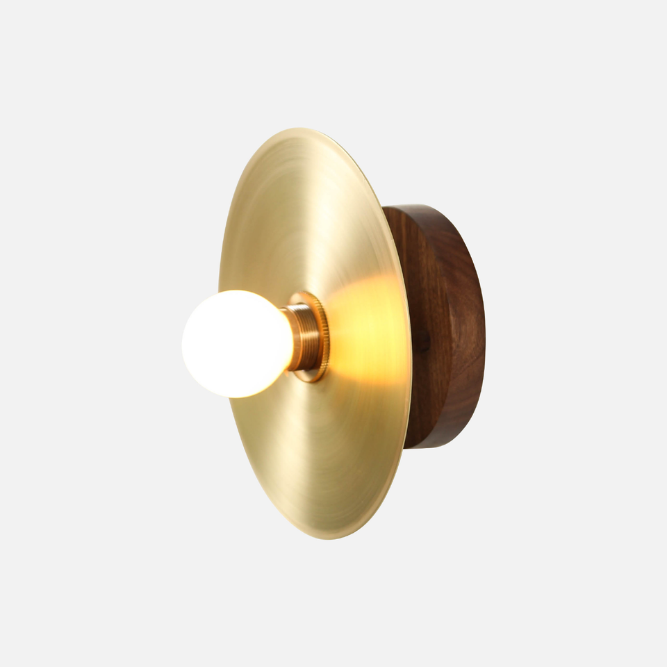 Walnut, Classic Brass Shade, Classic Brass Accent