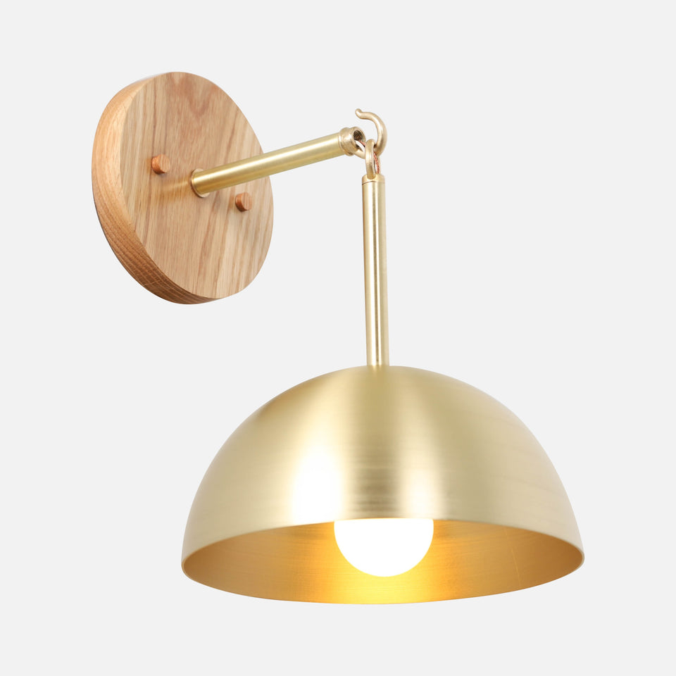 White Oak, Classic Brass Arms, Classic Brass Shade
