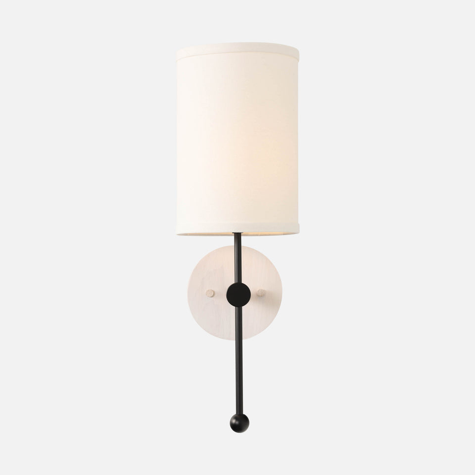 Bleached Ash, Matte Black, White Linen