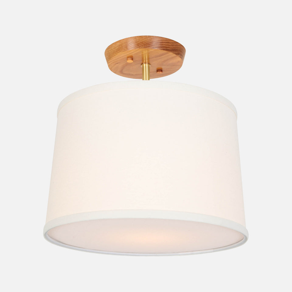 White Oak, Classic Brass, White Linen