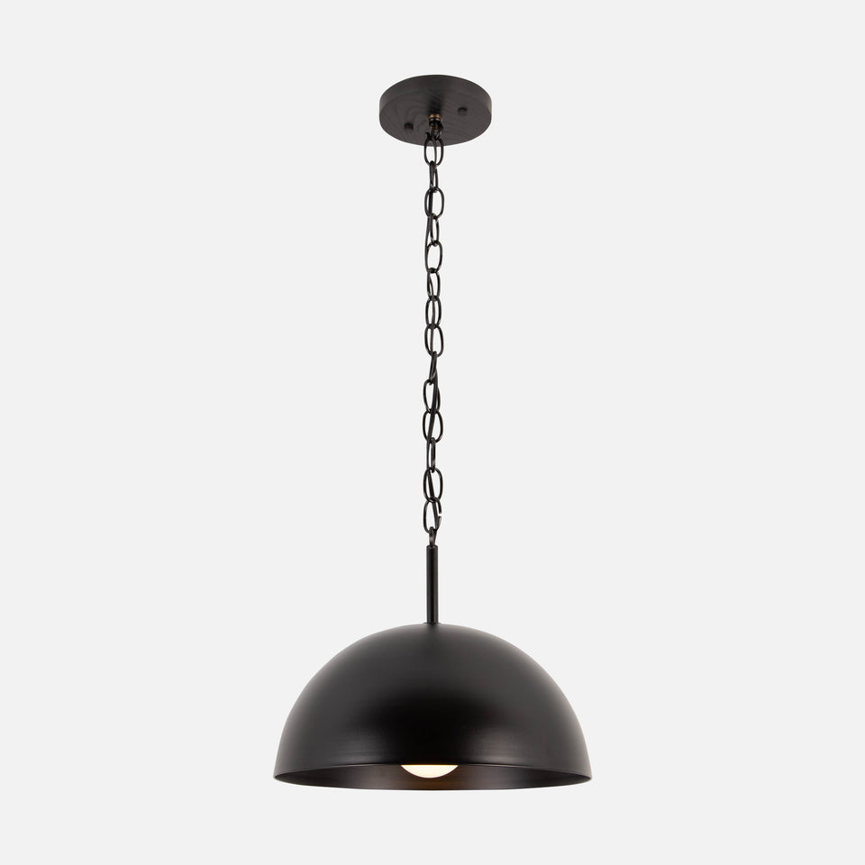 Walnut, Coated Bronze Arm, Satin White Sade