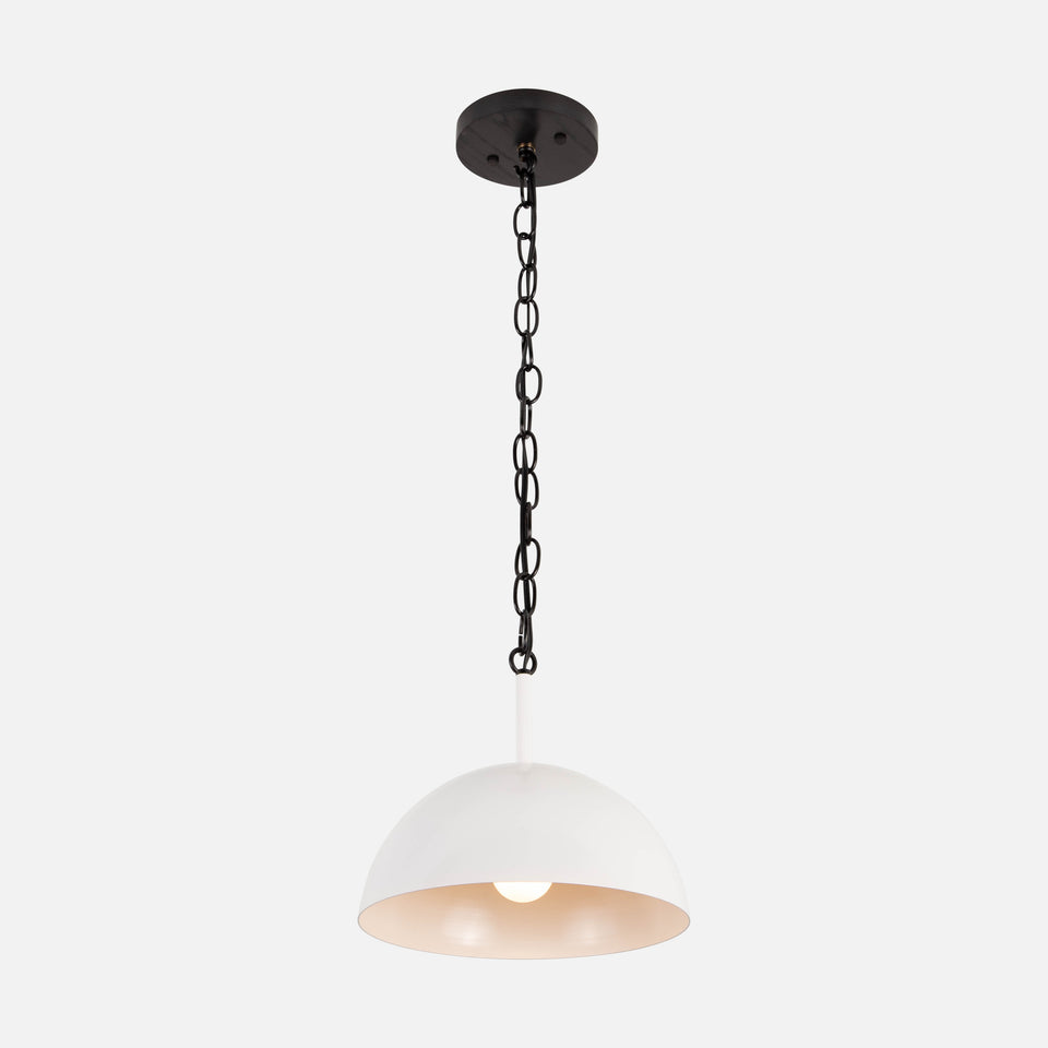 Black Ash, Satin White Arm/Shade, Black Accents