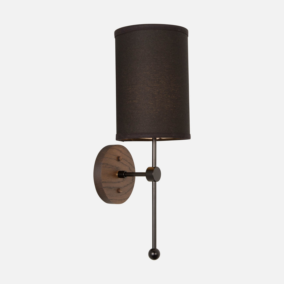 Charcoal Oak, Matte Black, Black Linen
