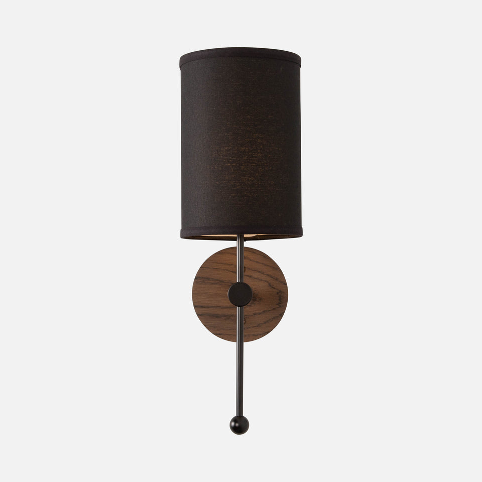 Charcoal Oak, Matte Black, Black Linen