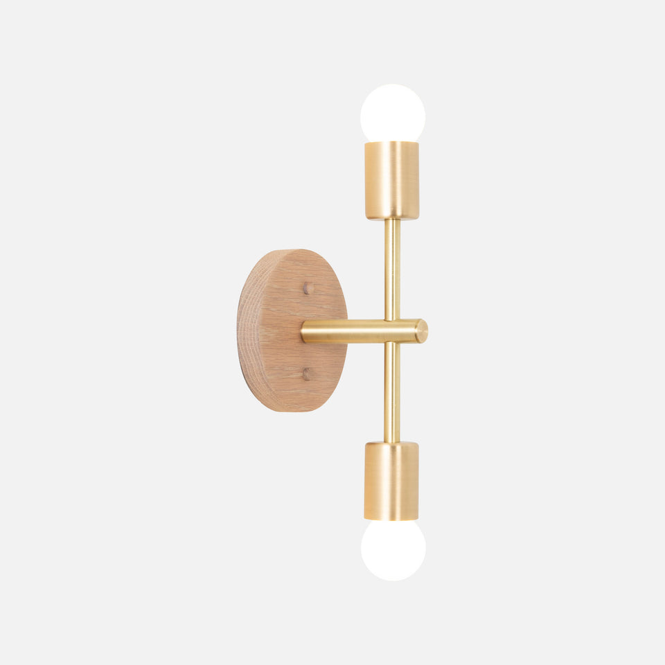 Cornsilk Oak, Classic Brass