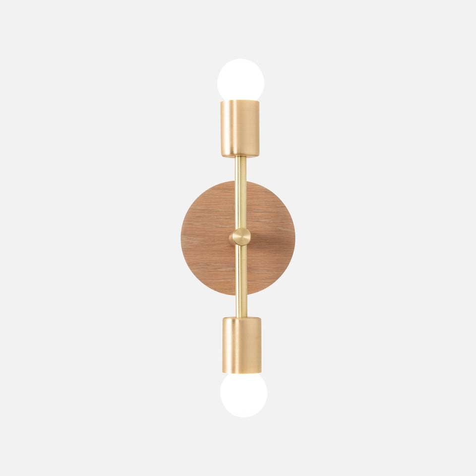 Cornsilk Oak, Classic Brass