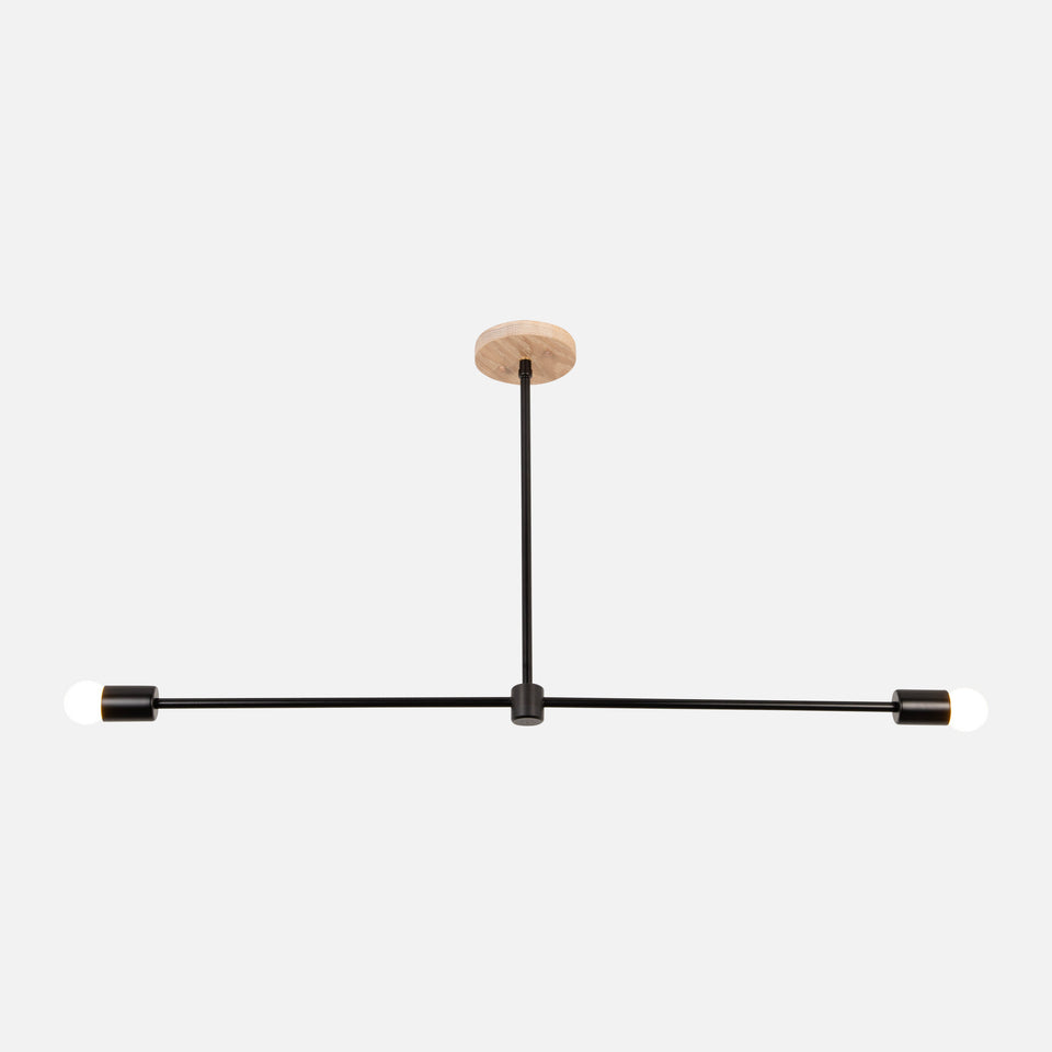 Cornsilk Oak, Matte Black