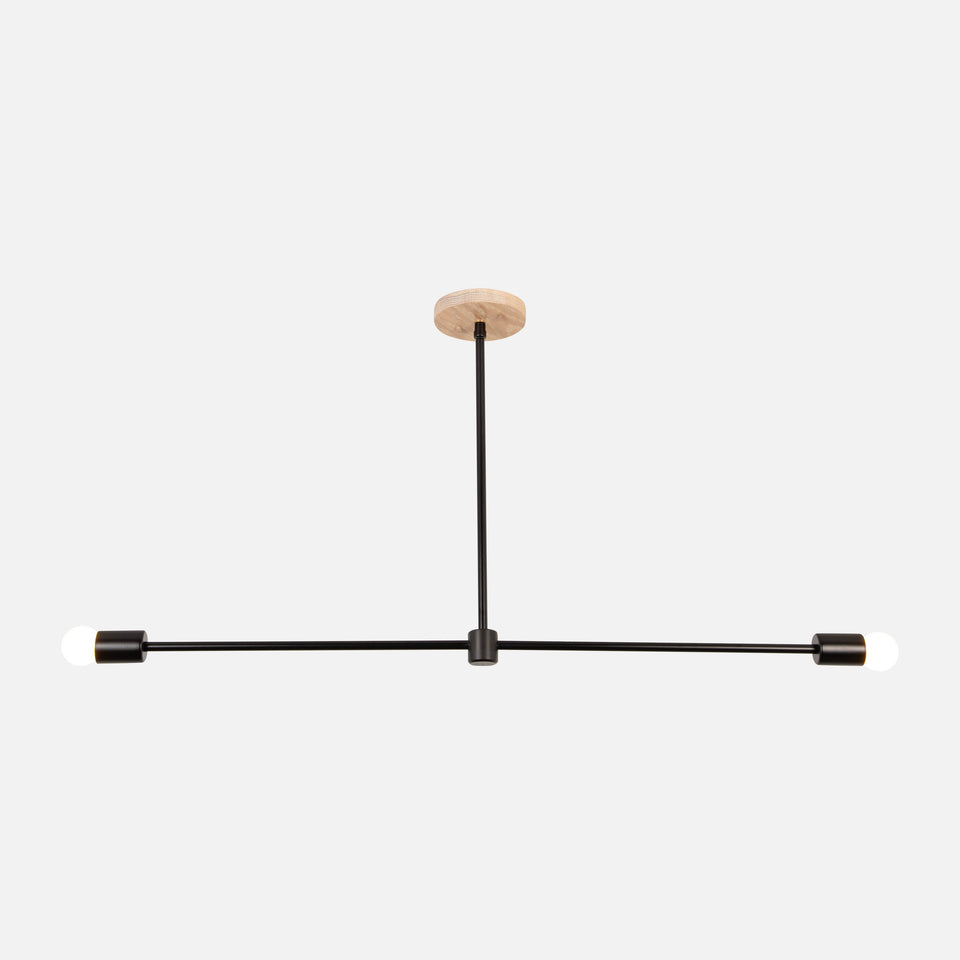 Cornsilk Oak, Matte Black