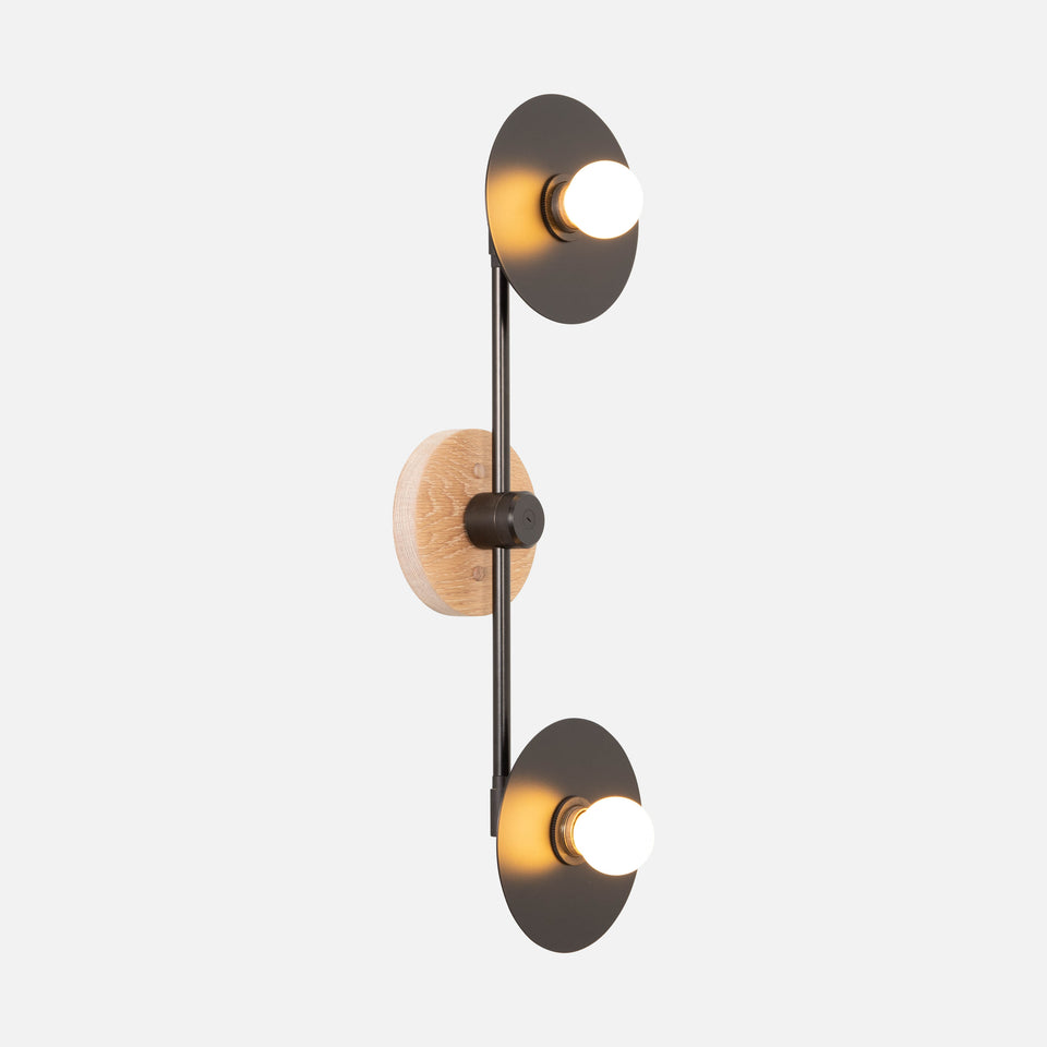 Cornsilk Oak, Matte Black Arms, Matte Black Shades
