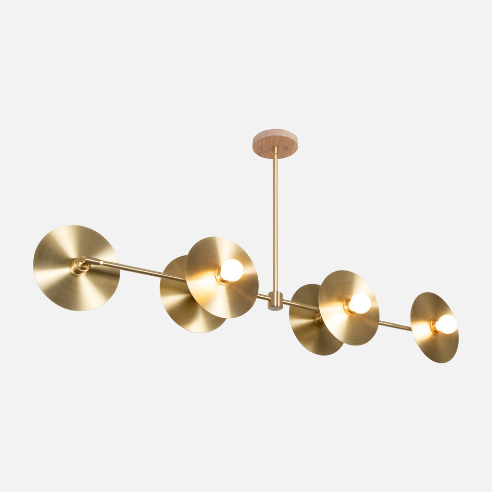 Cornsilk Oak, Classic Brass Arms, Classic Brass Shades