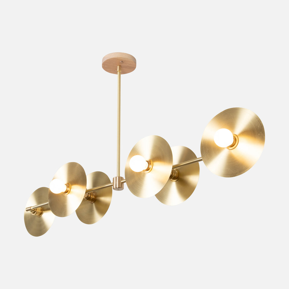 Cornsilk Oak, Classic Brass Arms, Classic Brass Shades