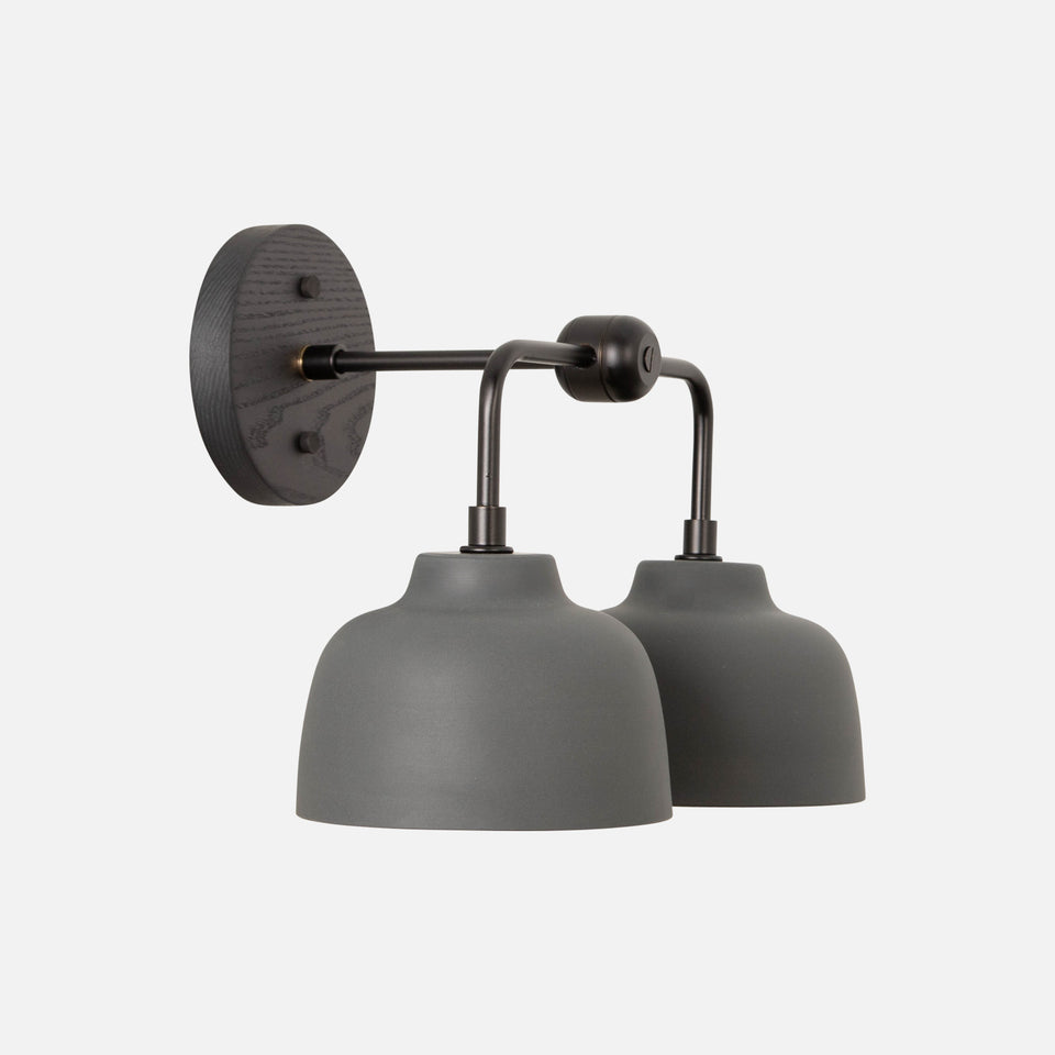 Black Ash, Matte Black Arms, Charcoal Porcelain